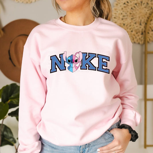 "Pink & Blue Swoosh"