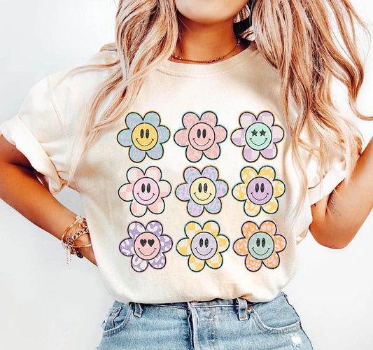 Flower Smiley Face