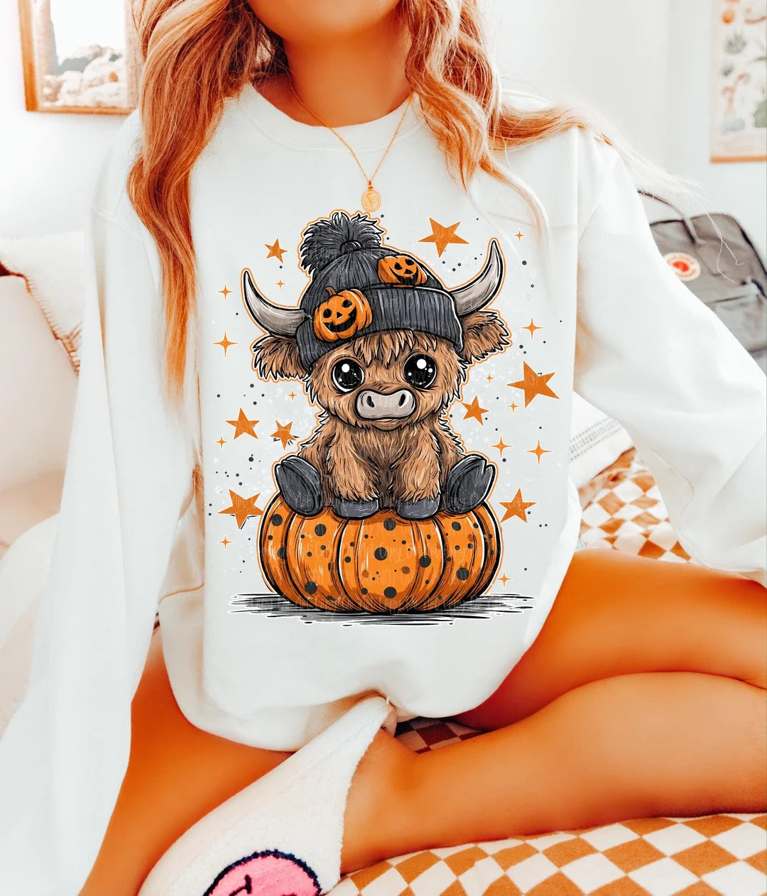 Pumpkin Highland Cow