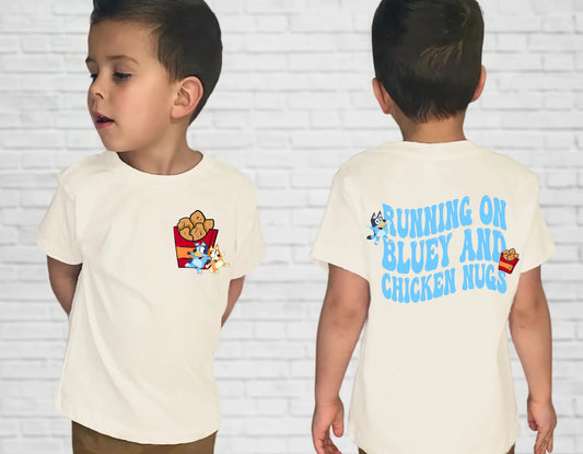 "Running on Blue and Chicken Nuggets"