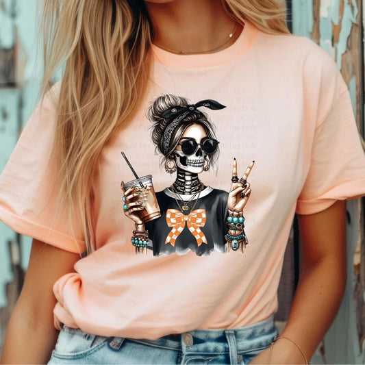 "Coffee Skeleton Girl"