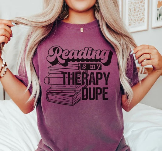 "Reading Is My Therapy Dupe"