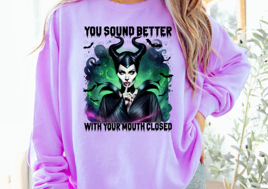 "You Sound Better With Your Mouth Closed"