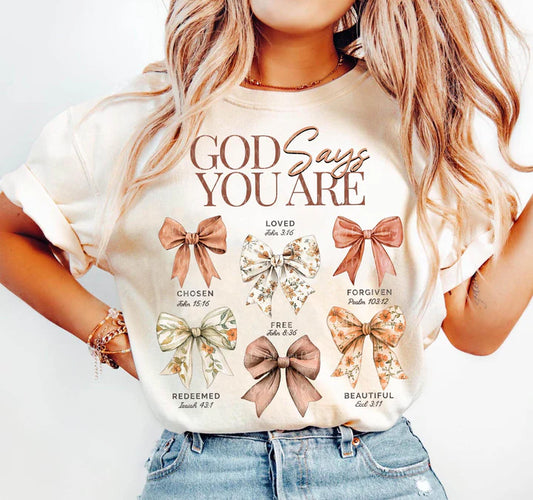 "God Says You Are..."