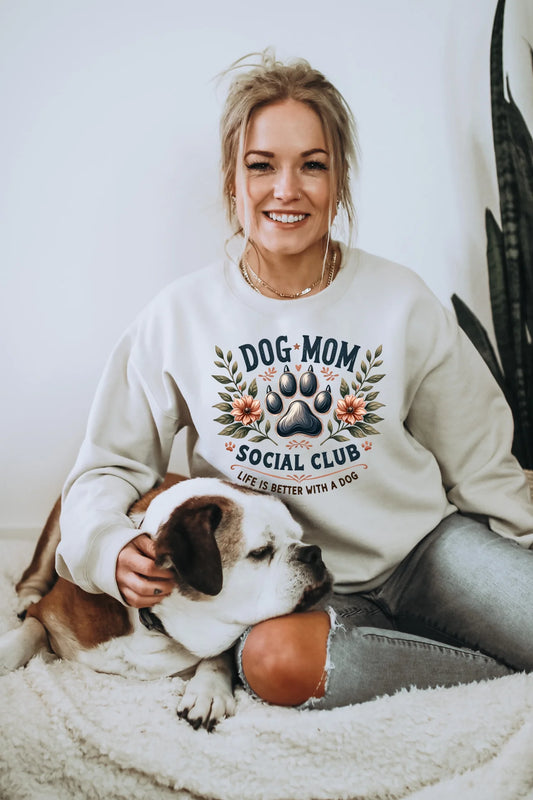 "Dog Mom Social Club - Colored"