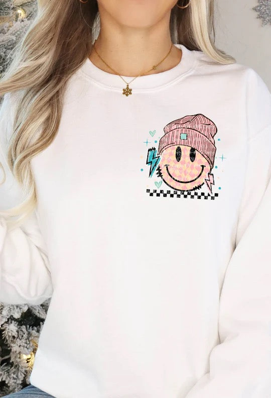 "Beanie Smiley Face"