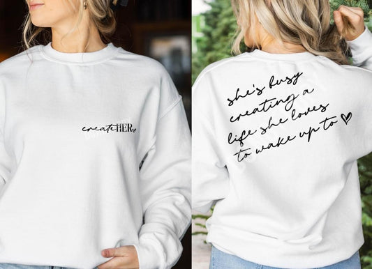 "She's Busy Creating A Life She Loves To Wake Up To"