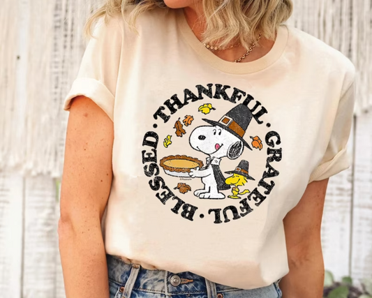 "Thankful Grateful Blessed"