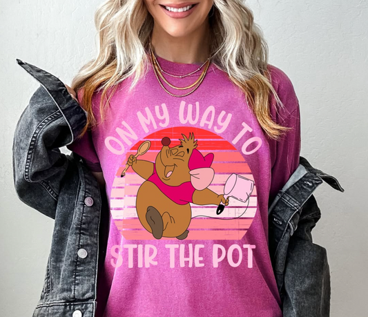 "On My Way To Stir The Pot"