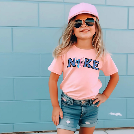 "Blue & Pink Swoosh"