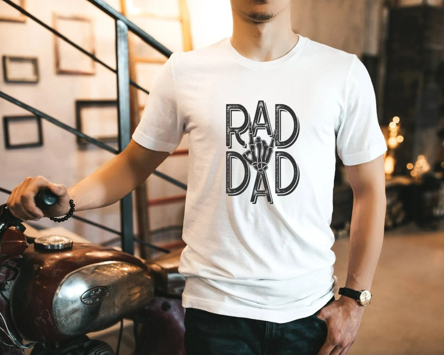 "Rad Dad - Skeleton Hand"
